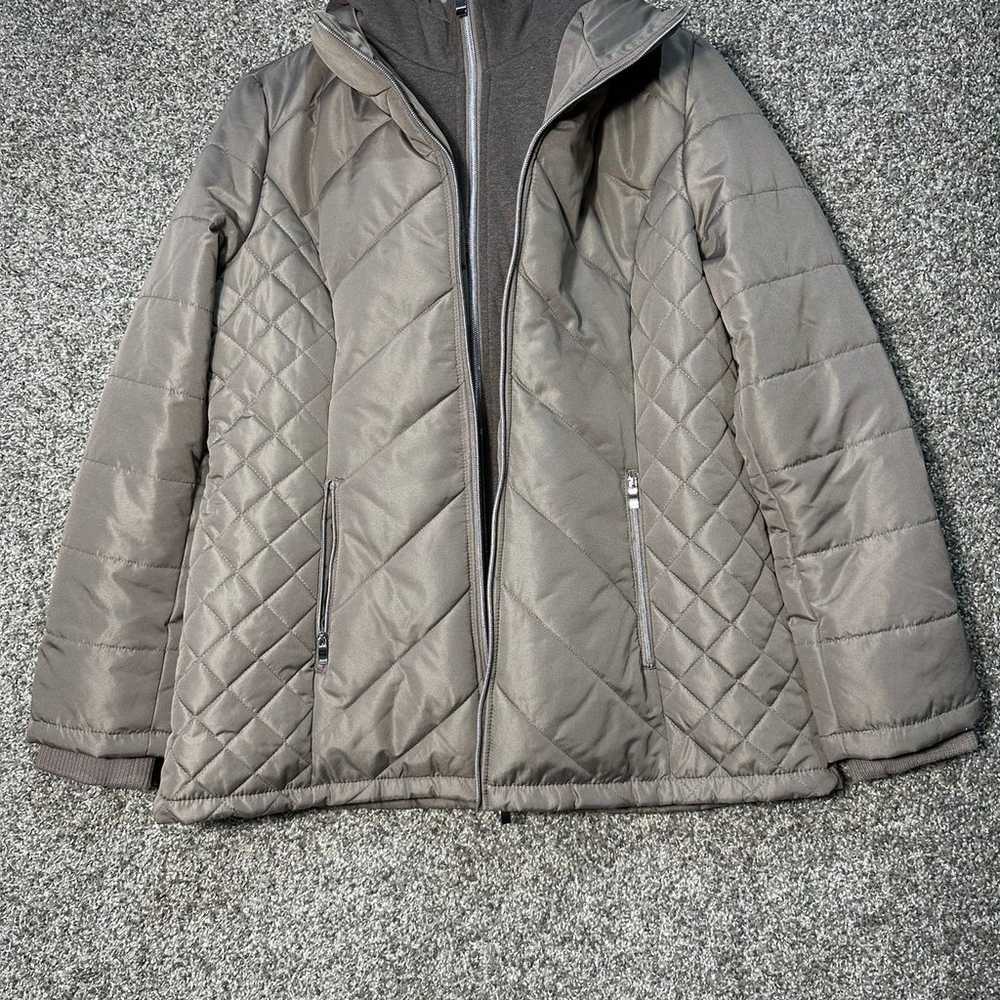 NWT d.e.t.a.i.l.s Hood Quilted Jacket Size Large - image 5