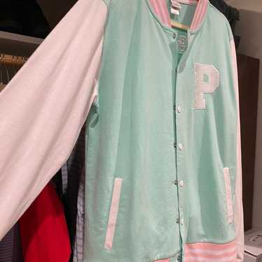 Pusheen exclusive pastel varsity jacket