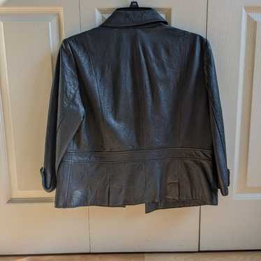 Halogen leather jacket