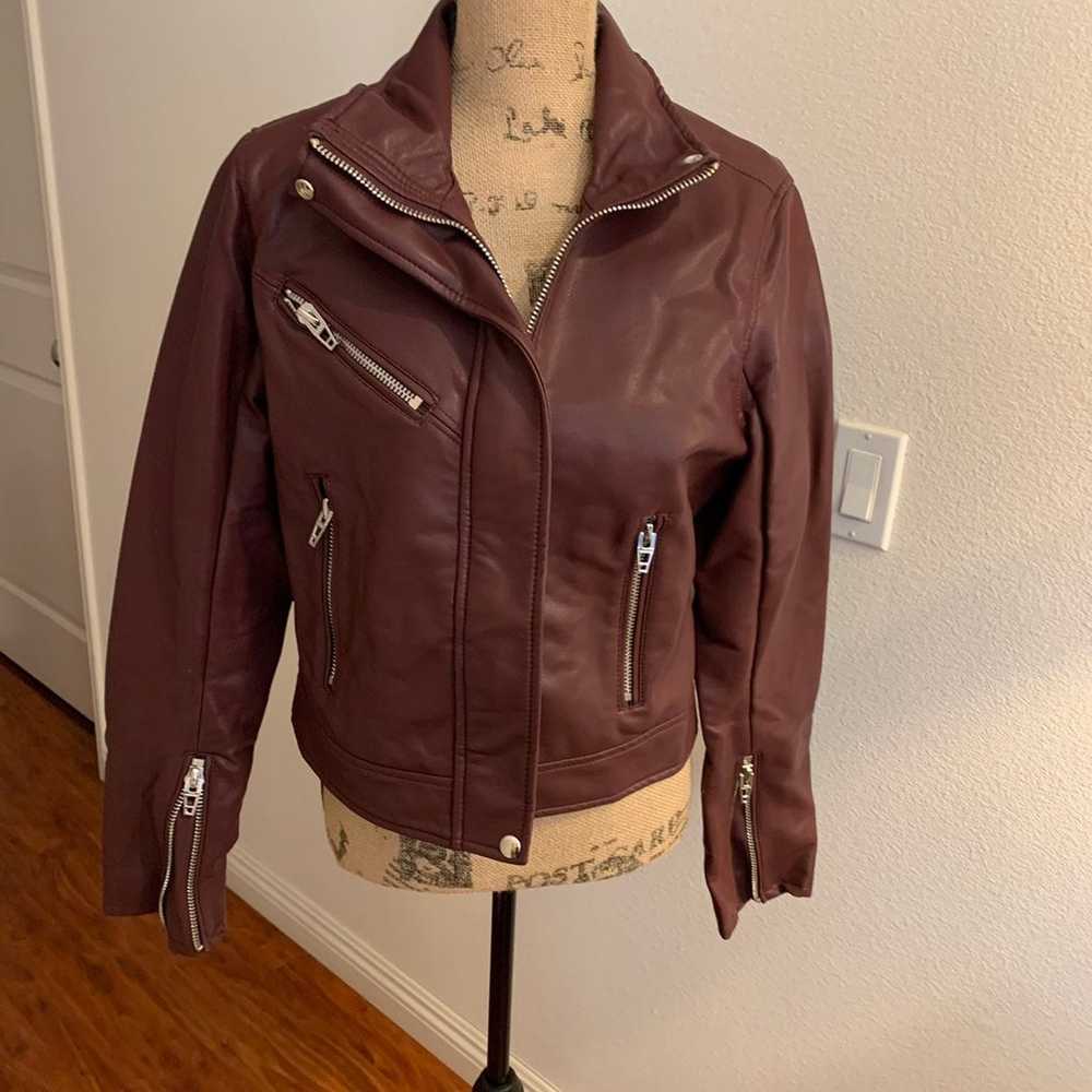 BlankNyc faux leather jacket L - image 2
