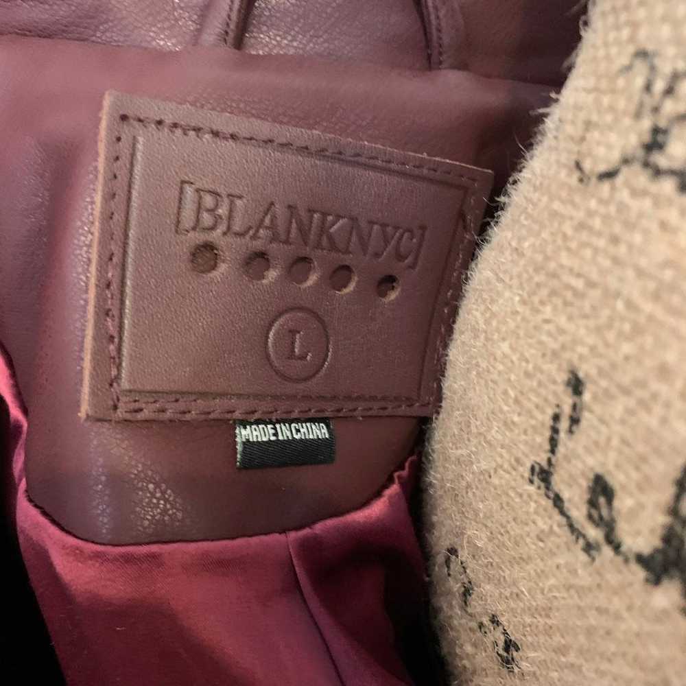 BlankNyc faux leather jacket L - image 5