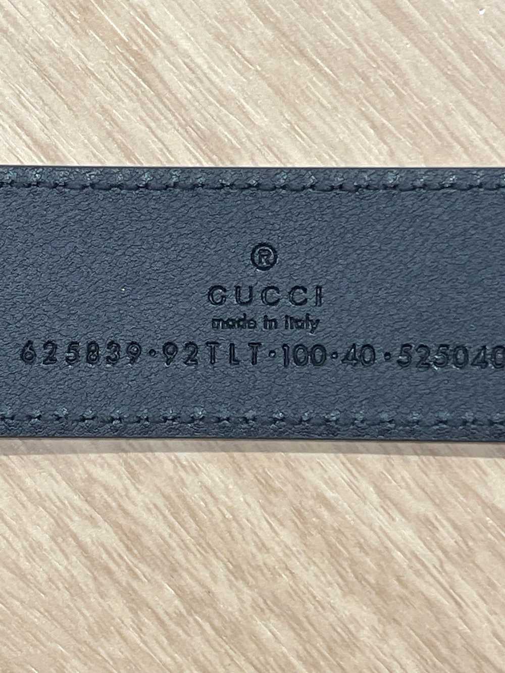 GUCCI/Belt/Monogram/Leather/BEG/GUCCI KNIT BELT D… - image 3