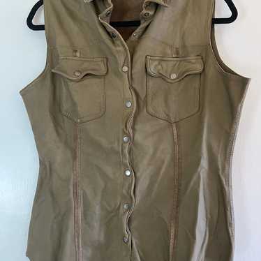 Jakett leather vest
