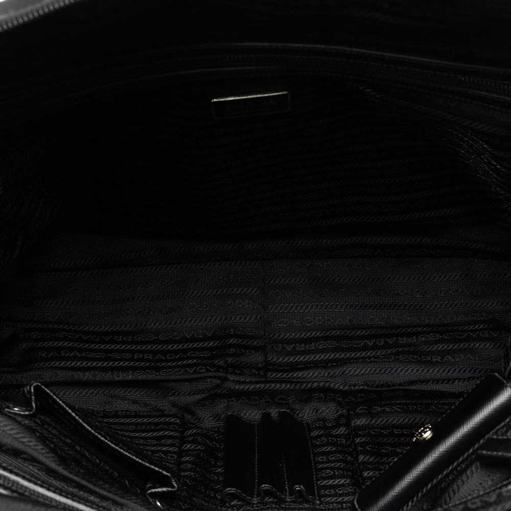 Saffiano-Trimmed Tessuto Briefcase - '10s - image 9