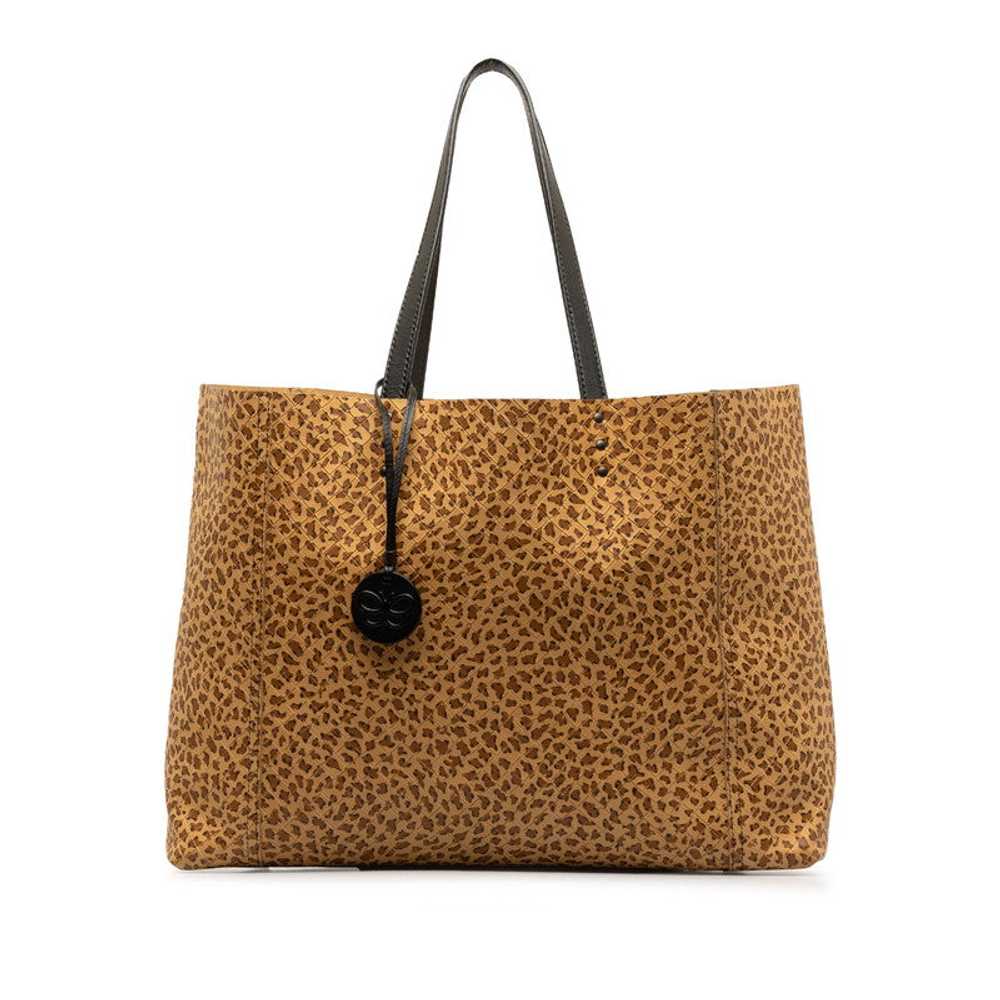 Intrecciato Mirage Leopard Print Tote - '10s - image 1