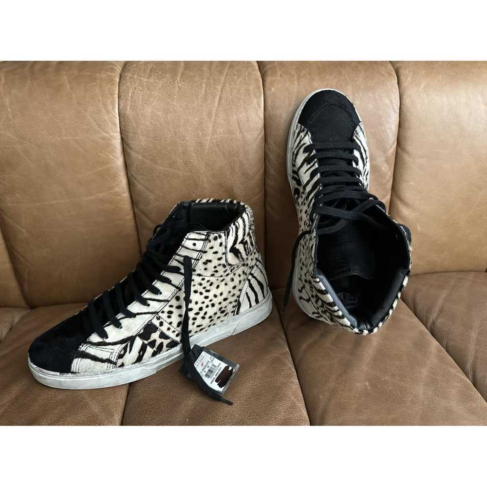 Saint Laurent Joe leather high trainers - image 8