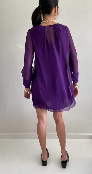 100% silk chiffon DVF dress
