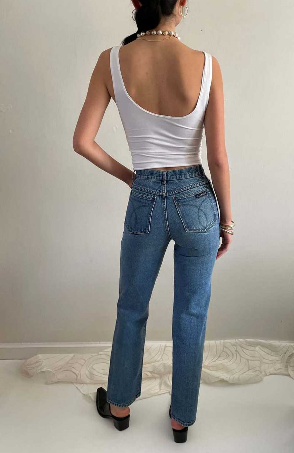 Vintage Calvin Klein faded jeans - image 3