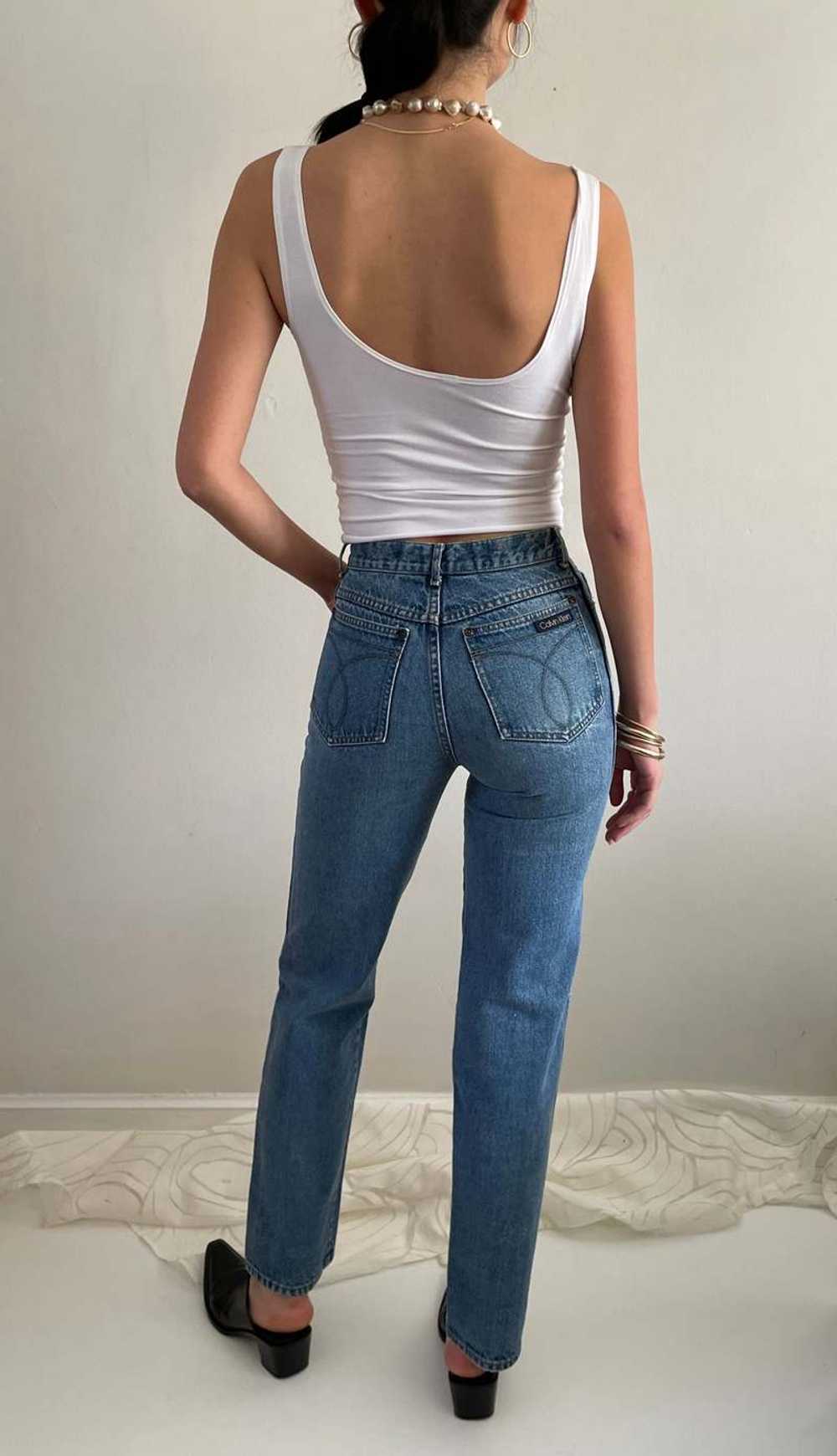 Vintage Calvin Klein faded jeans - image 6