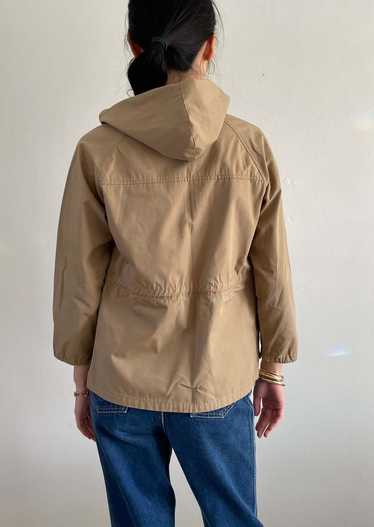 vintage 60s Izod Lacoste hooded anorak jacket