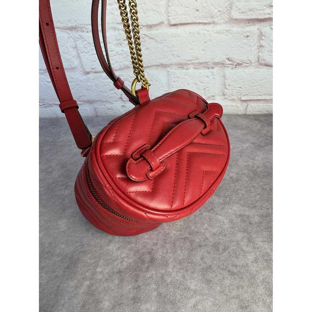 Gucci Marmont leather backpack - image 2