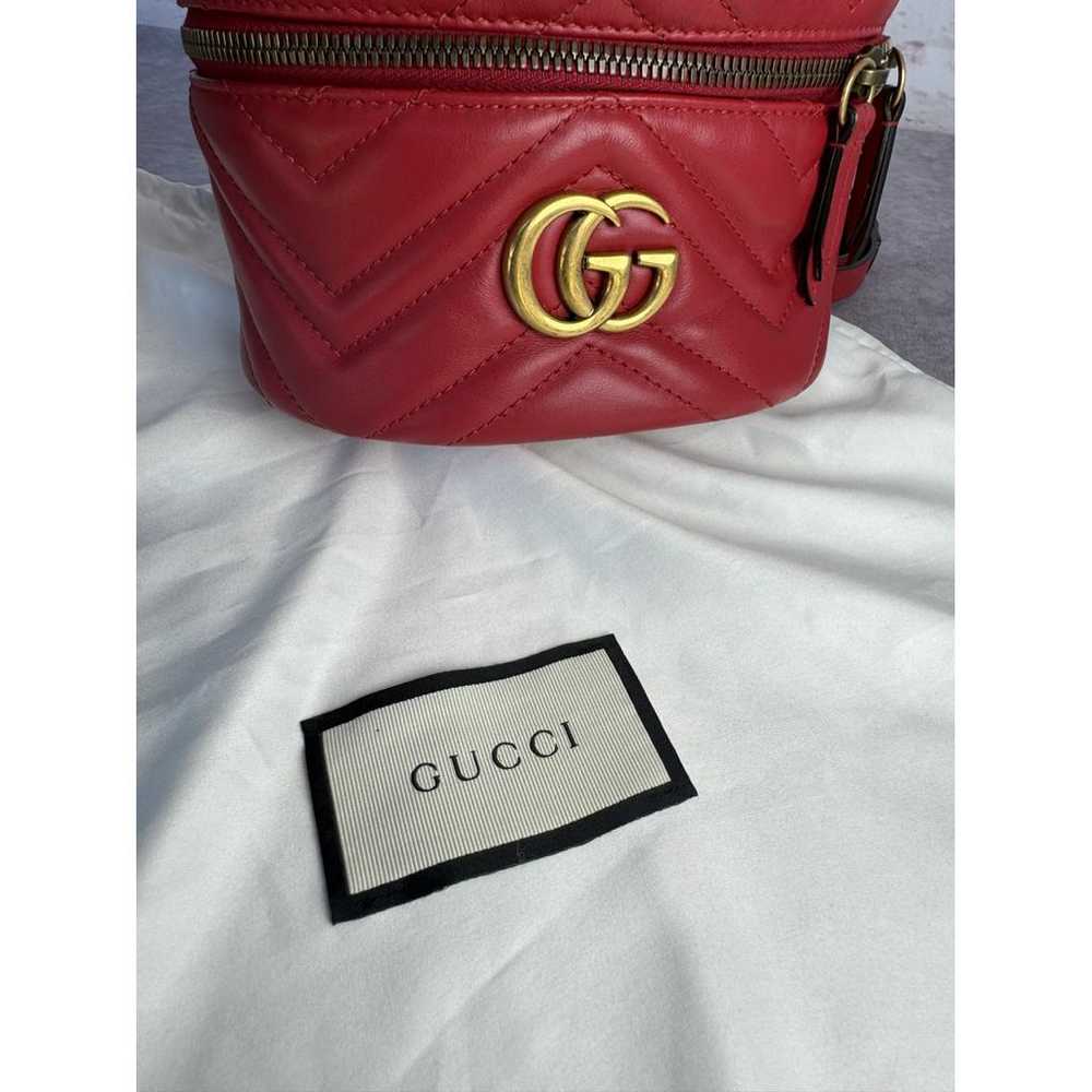 Gucci Marmont leather backpack - image 8