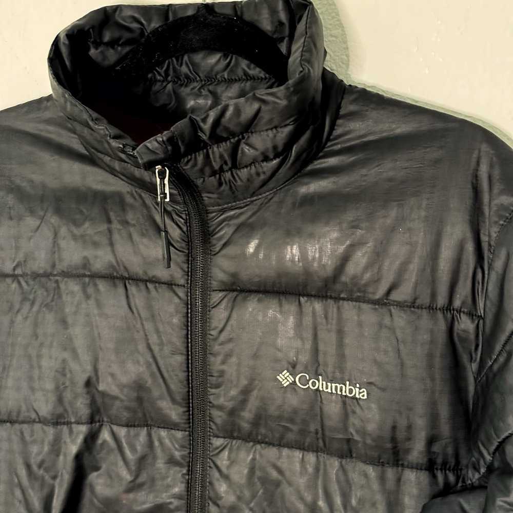 Columbia women full zip black puffer jacket size L - image 4