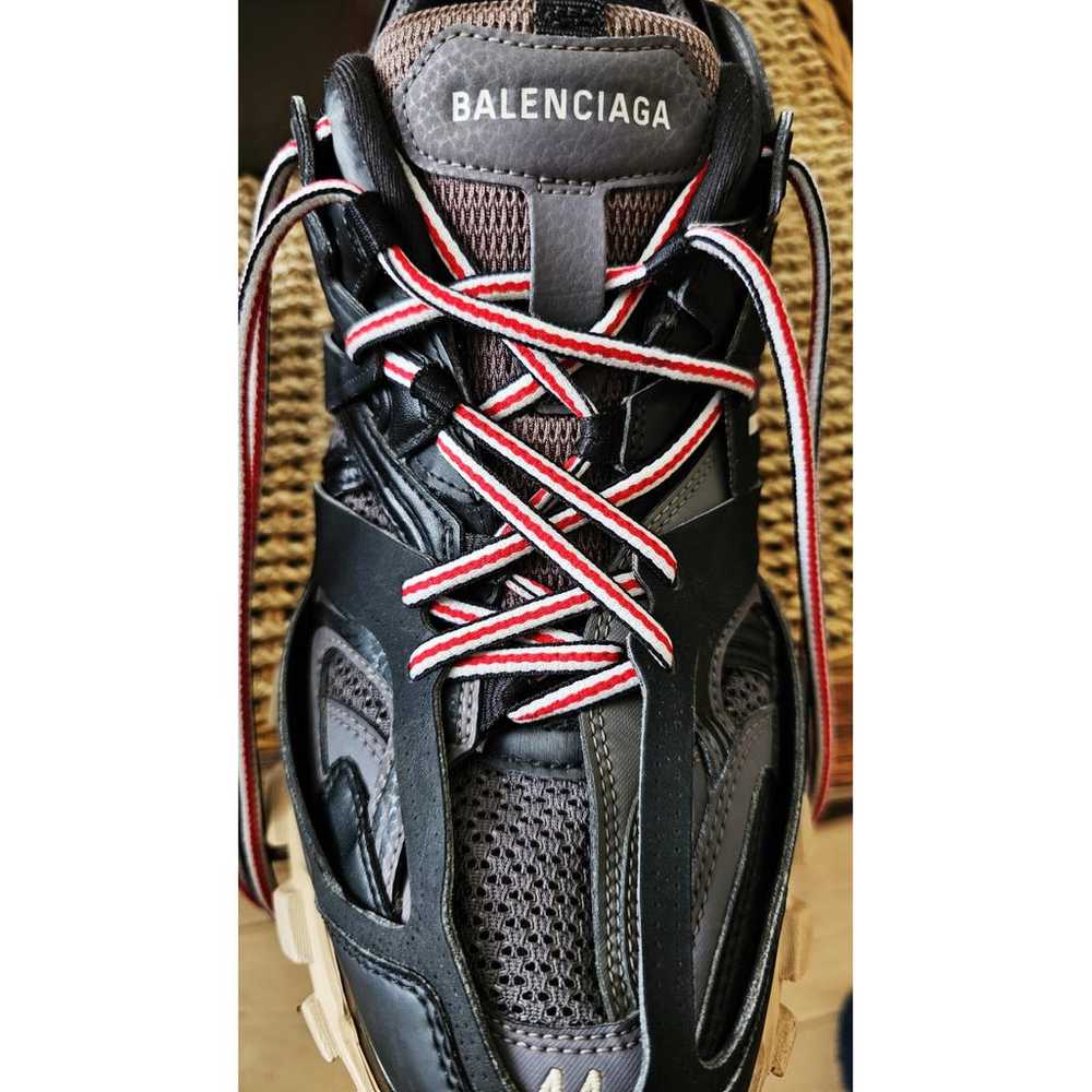 Balenciaga Track leather low trainers - image 8