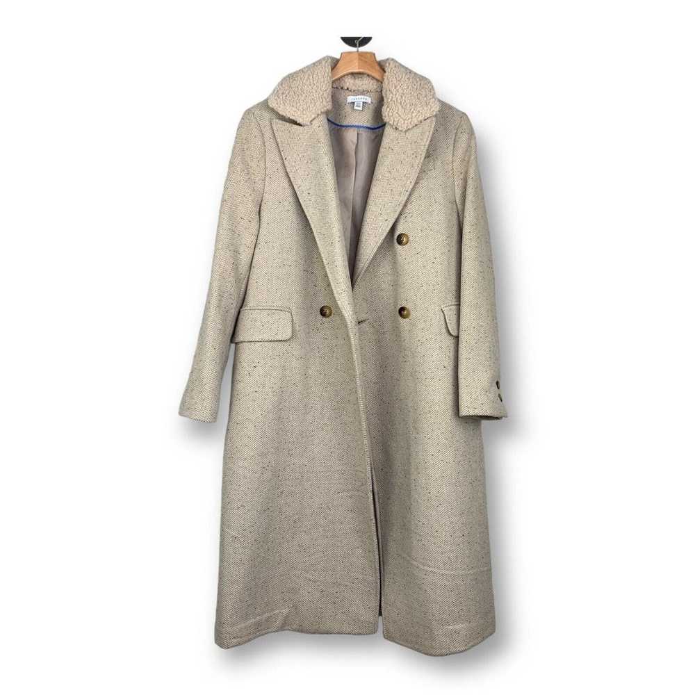 Topshop Womens Pea Coat Size 12 Double Breasted L… - image 8
