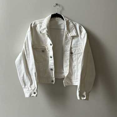 Vintage Guess White Denim Jacket