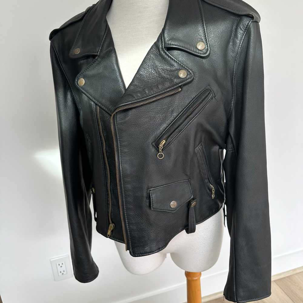 DKNY Leather Jacket - image 2