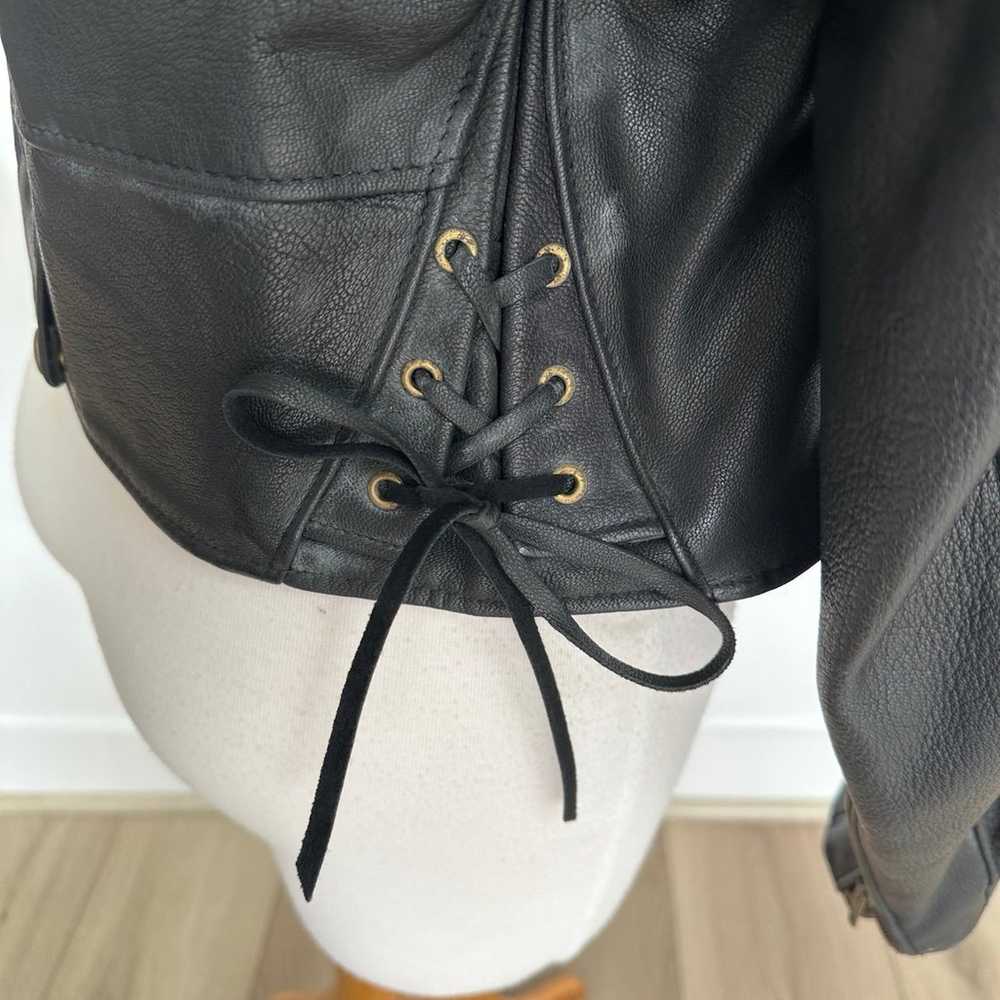DKNY Leather Jacket - image 3