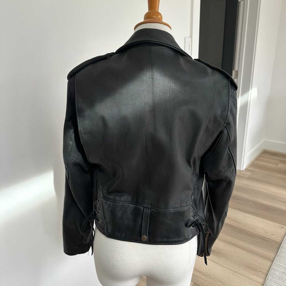 DKNY Leather Jacket - image 4