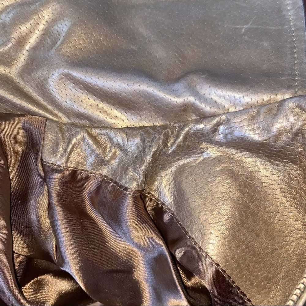 JL Studio Jessica London Vintage Gold Bronze Leat… - image 5