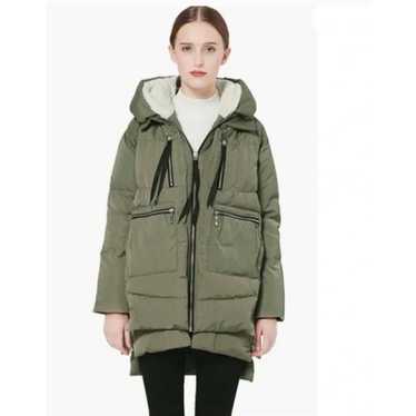 Orolay Womans Large Down Jacket Olive Green The A… - image 1