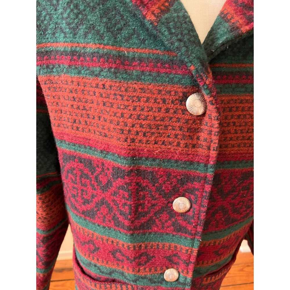 Vintage Woolrich Southwestern print Rancher jacke… - image 3