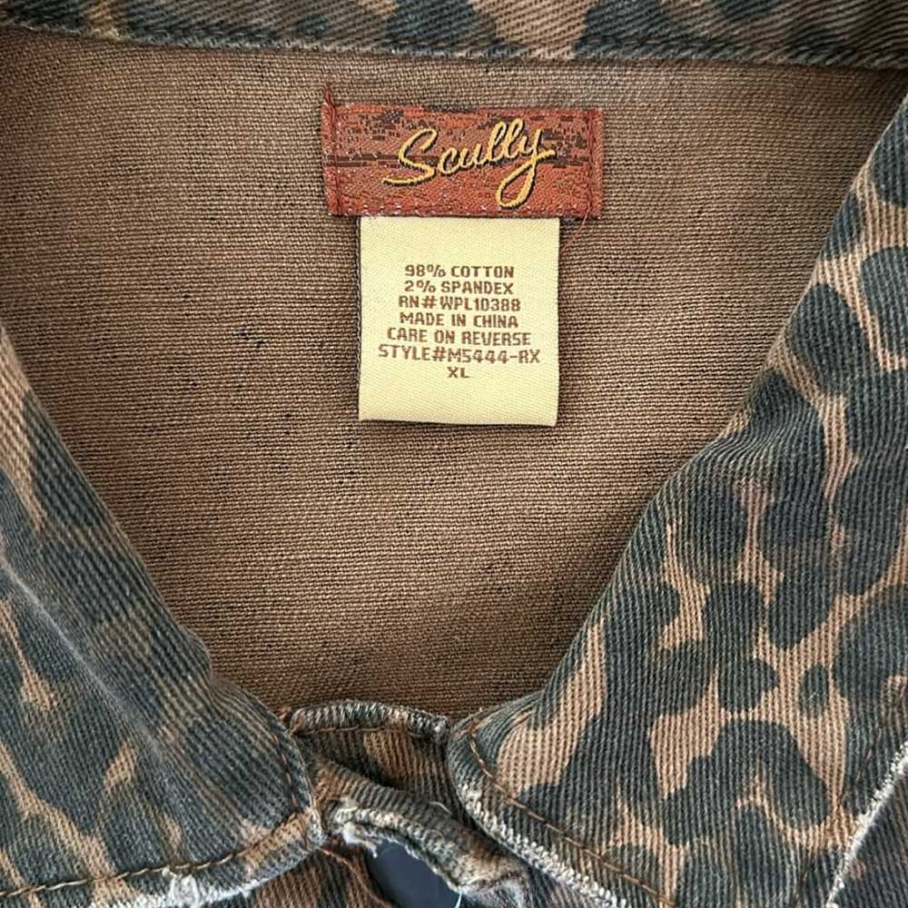 Scully Leopard Jean Jacket - image 3