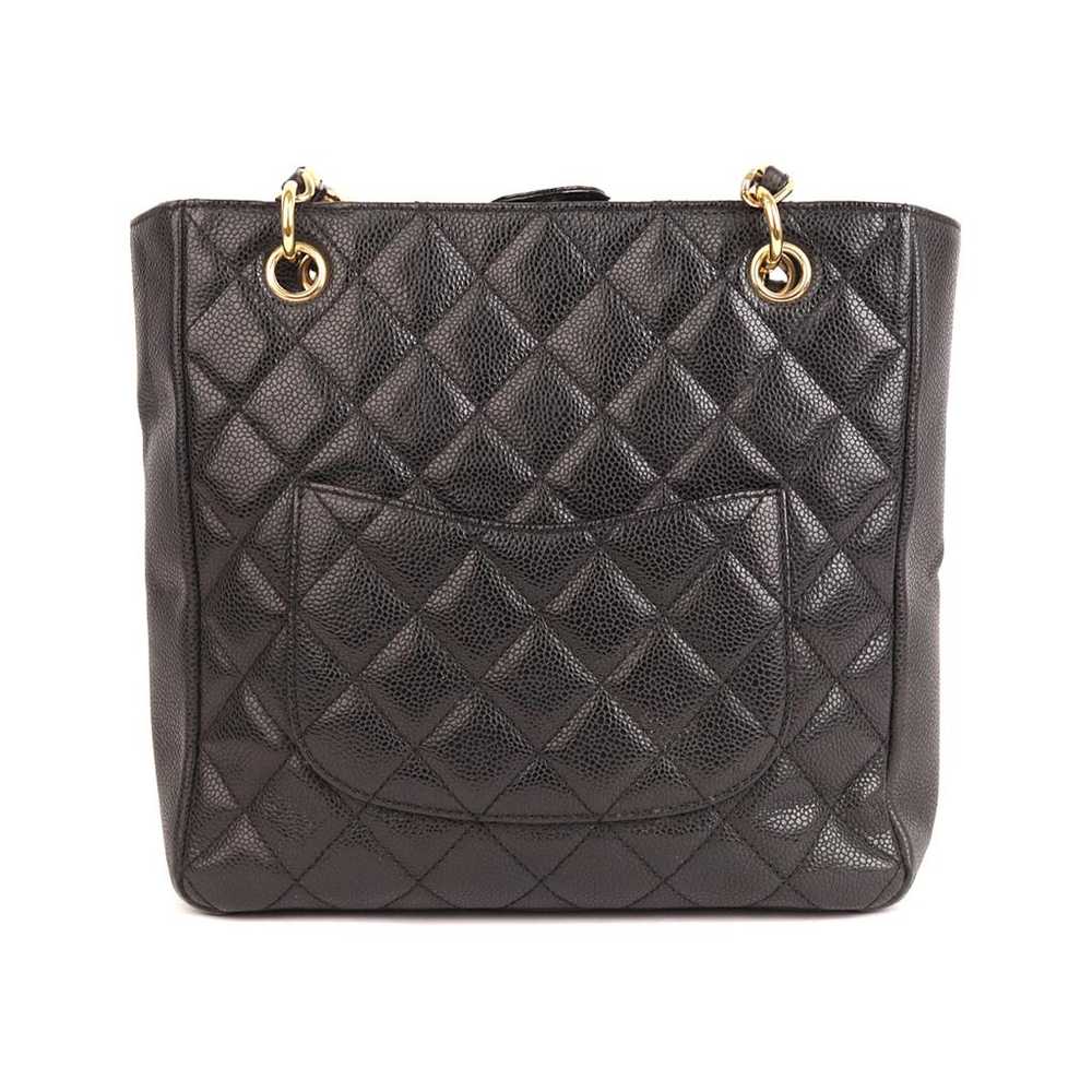 Chanel Classic Cc Shopping leather tote - image 2