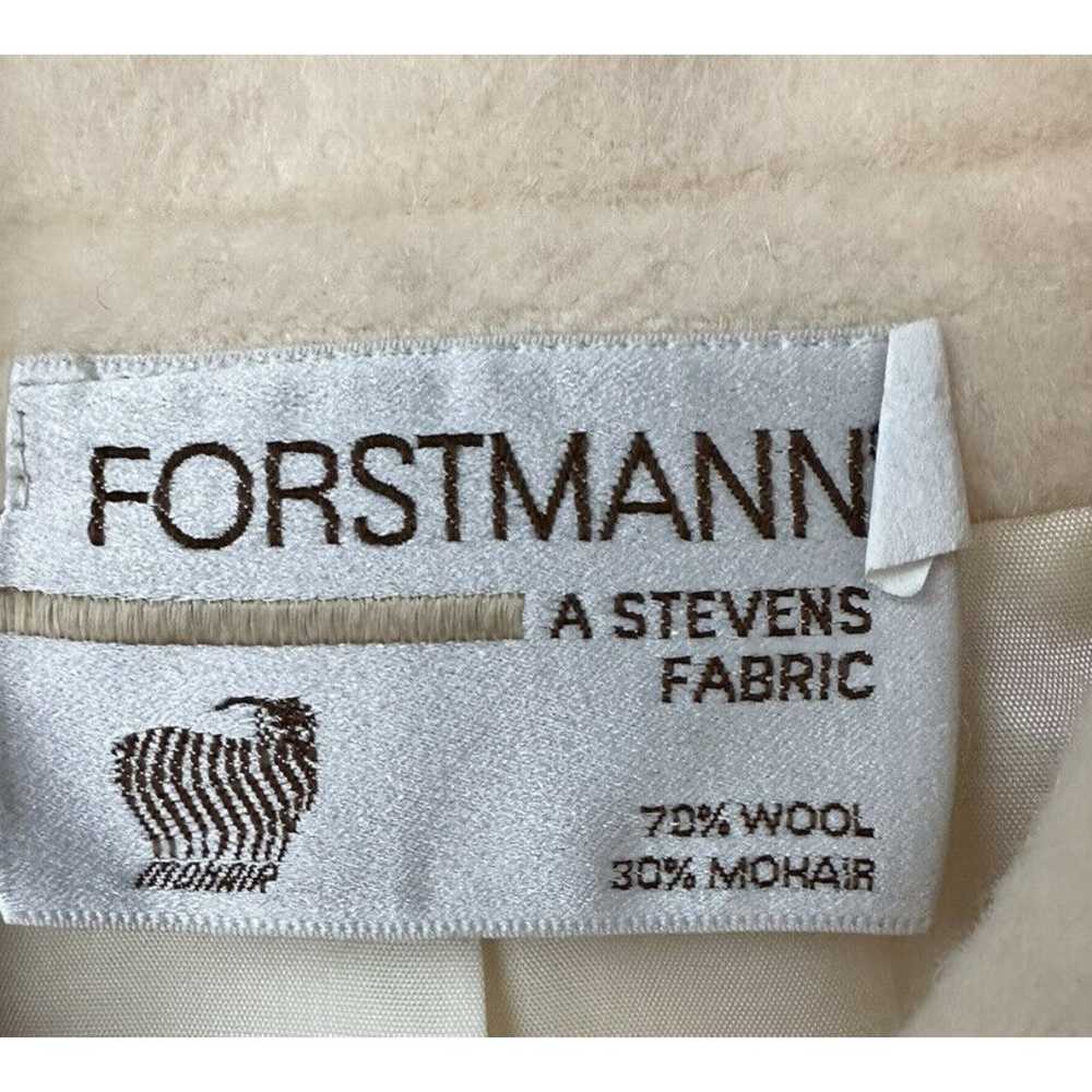 Vintage Forstmann Womens Overcoat Wool Mohair Off… - image 4