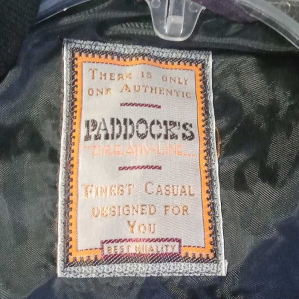 Paddock's 100% Silk Bomber  Jacket Vintage - image 7