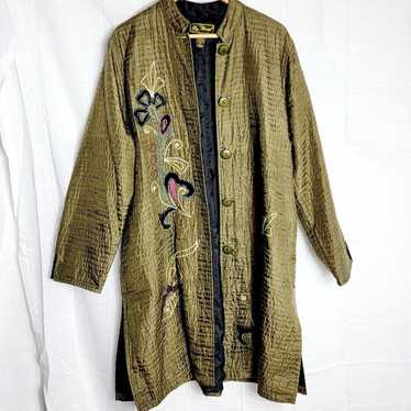 Mirasol Long Line Silk Tunic Jacket - image 1