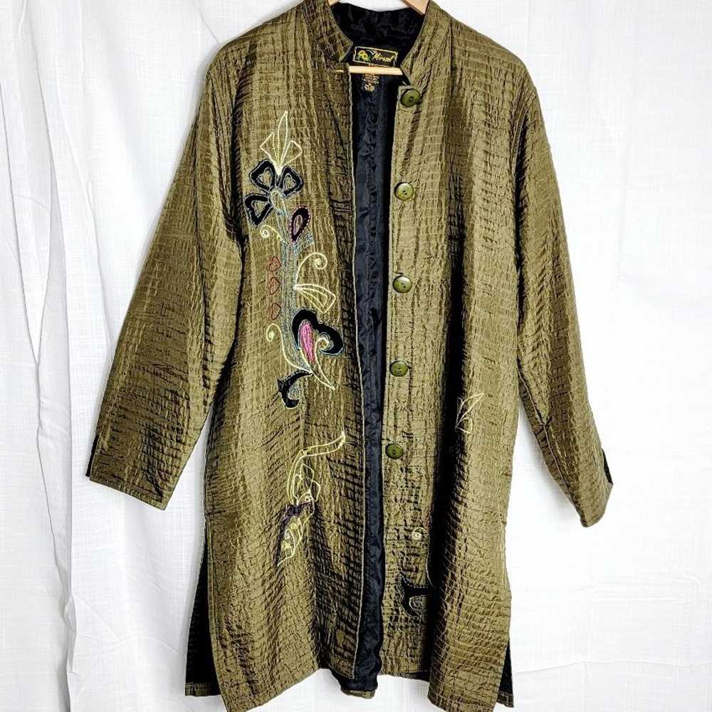 Mirasol Long Line Silk Tunic Jacket - image 2
