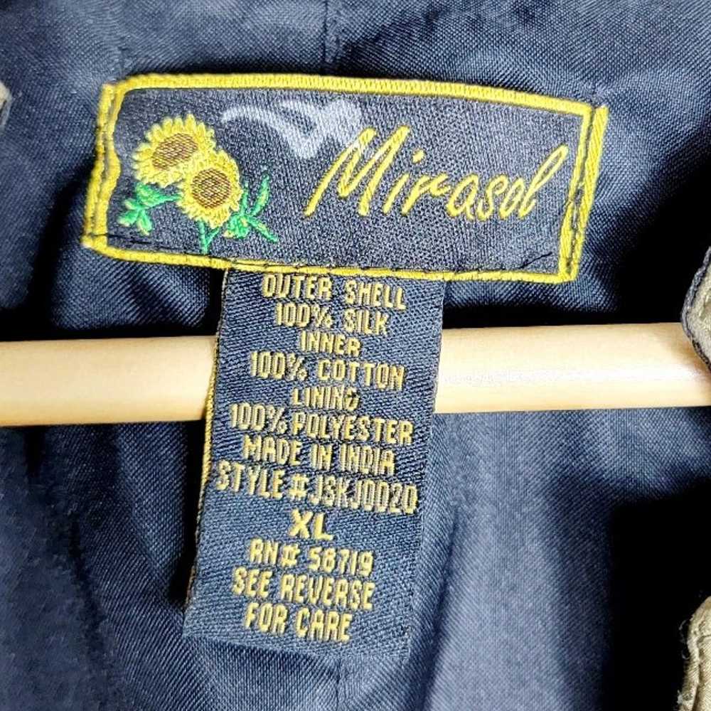 Mirasol Long Line Silk Tunic Jacket - image 5