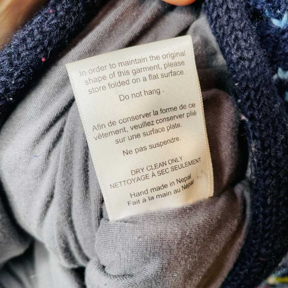 Laundromat Full Zip Jacket Womens XL 100% Wool Kn… - image 7
