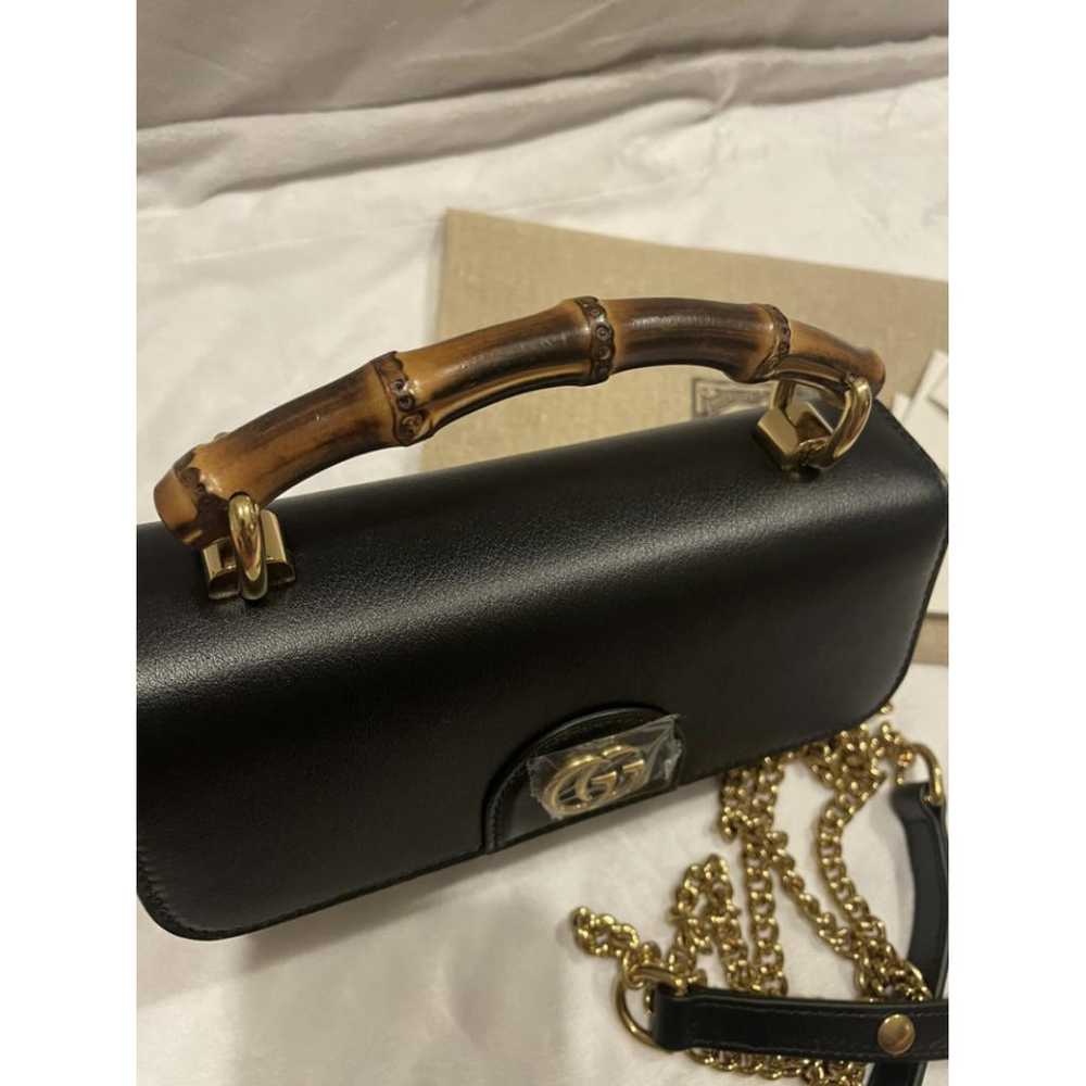 Gucci Diana Bamboo leather mini bag - image 10