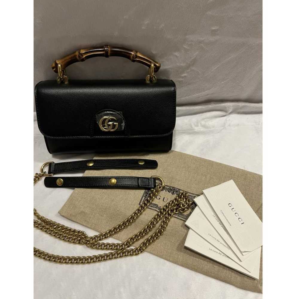 Gucci Diana Bamboo leather mini bag - image 6