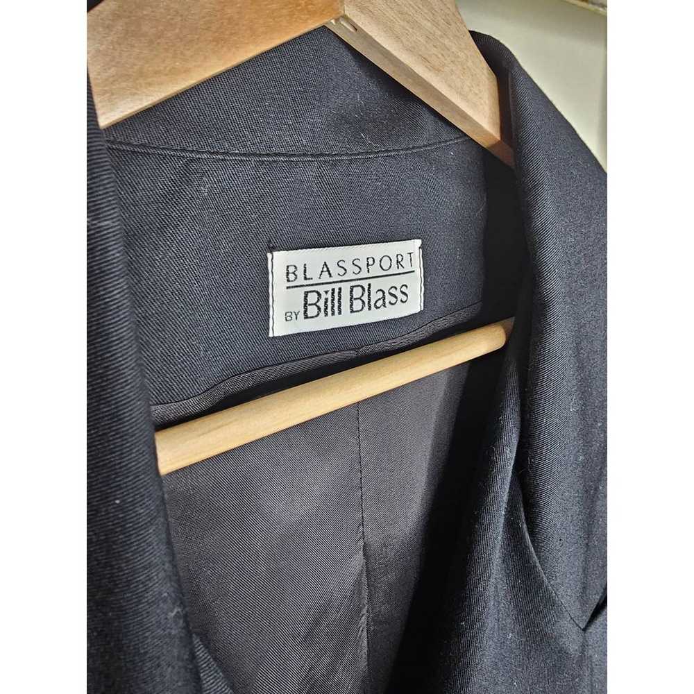 Vintage Bill Blass Black Double-Breasted Blazer w… - image 7
