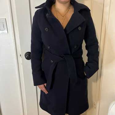 J. Crew navy blue double breasted Peacoat - image 1