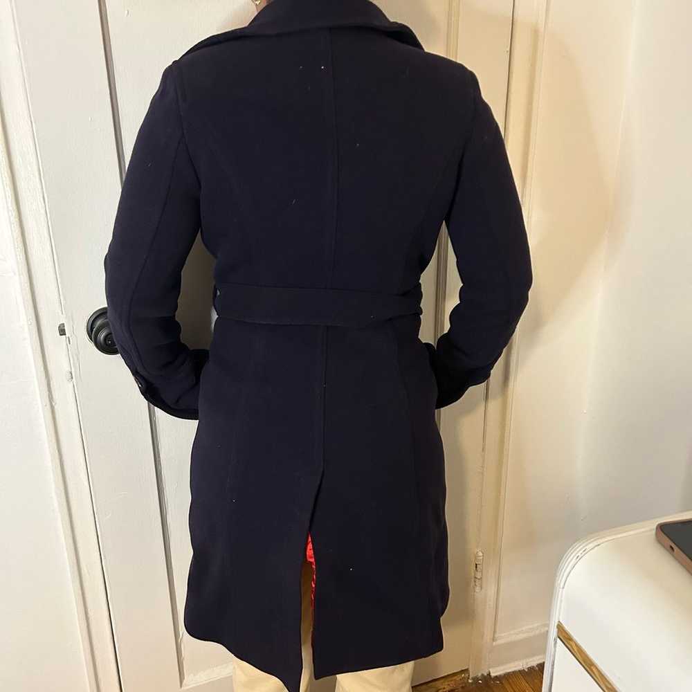 J. Crew navy blue double breasted Peacoat - image 2