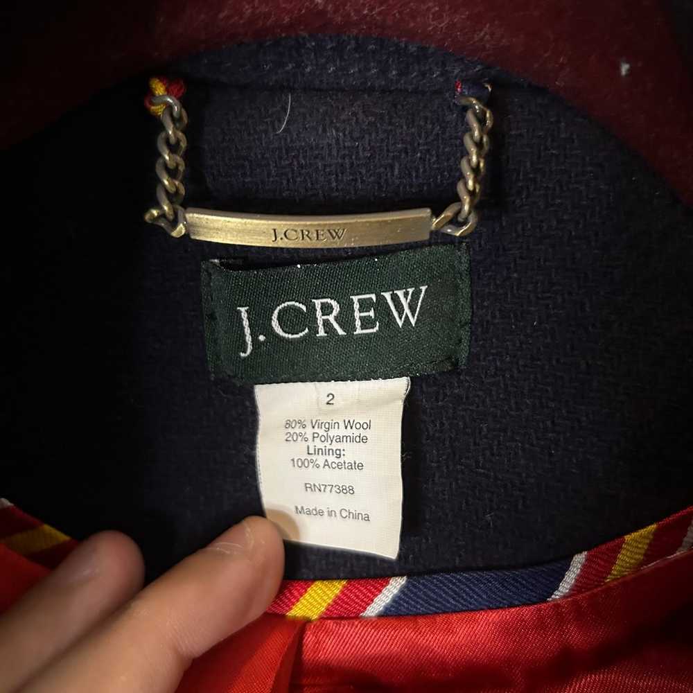 J. Crew navy blue double breasted Peacoat - image 7