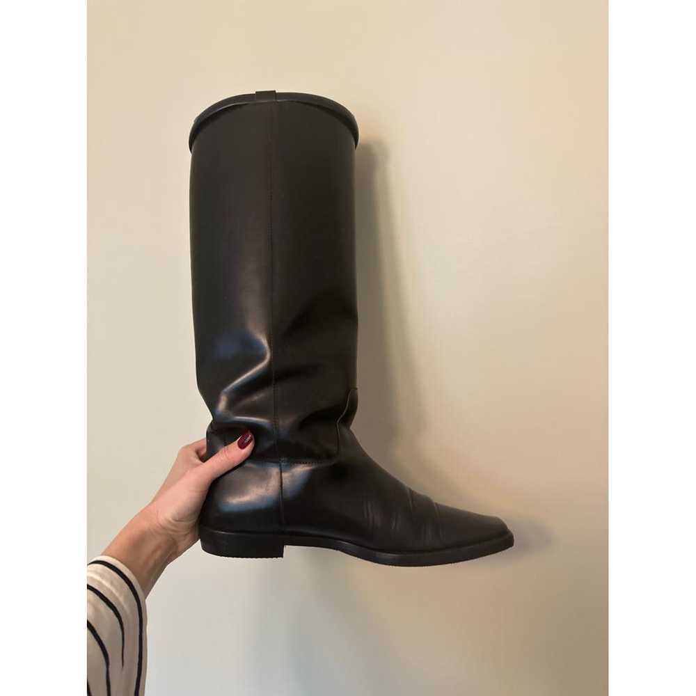 Totême Riding Boot leather boots - image 4