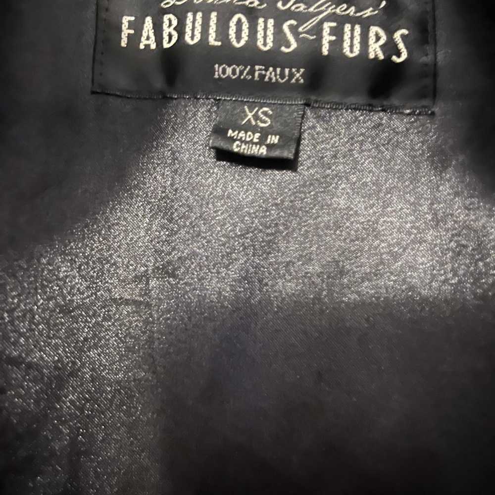 Vintage Faux fur vest - image 3