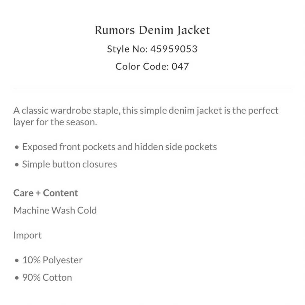 Free People Rumors Denim Jacket - image 4