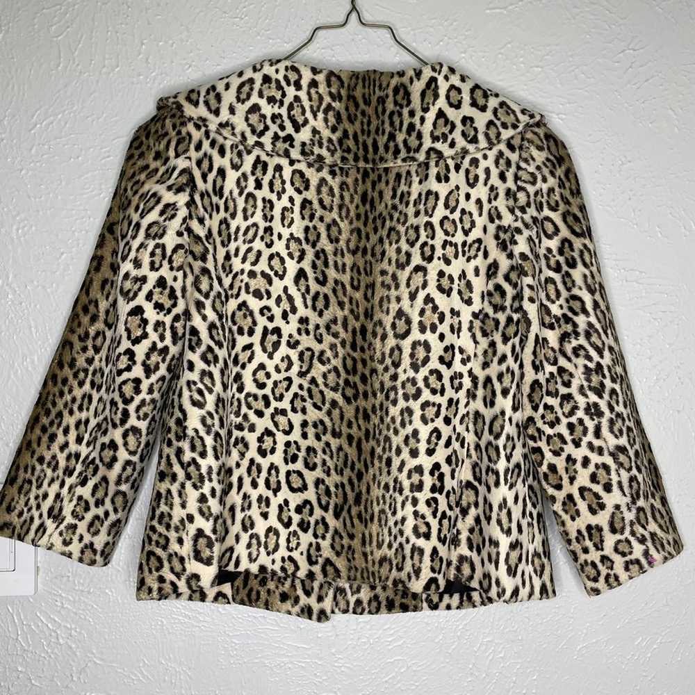 Milly leopard print jacket - image 3