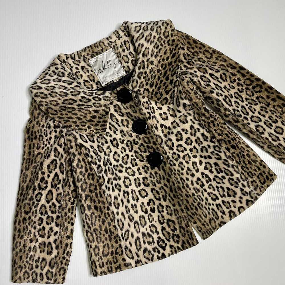 Milly leopard print jacket - image 4