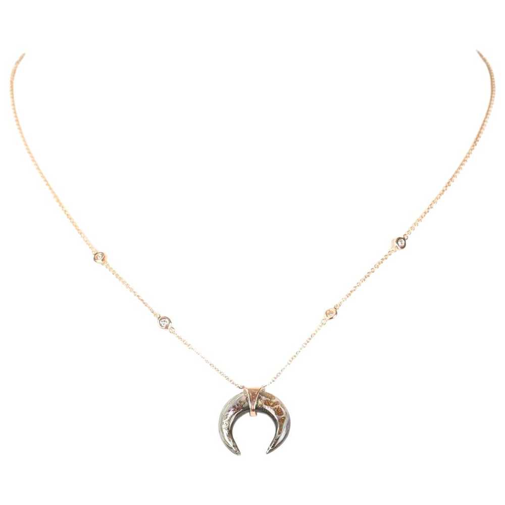 Jacquie Aiche Pink gold necklace - image 1
