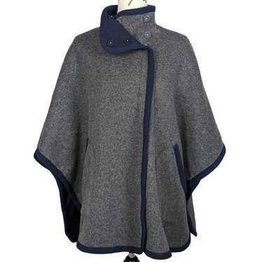 Joie Kenzie Sweater Cape Grey and Blue Size XS/S