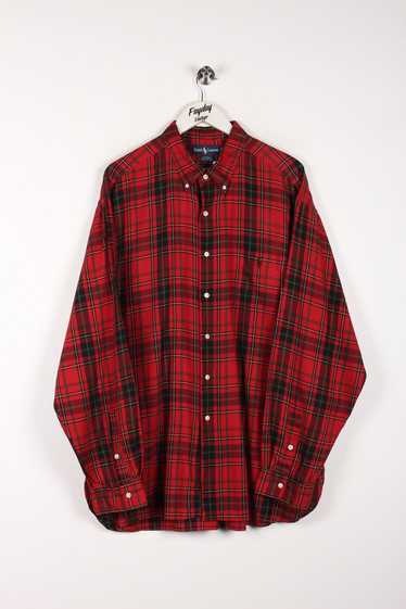 90's Ralph Lauren Shirt Red XXL