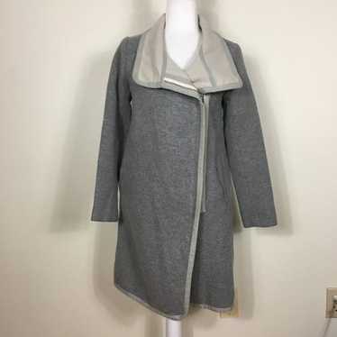 Babaton | Aritzia Grey Wool Long Jacket