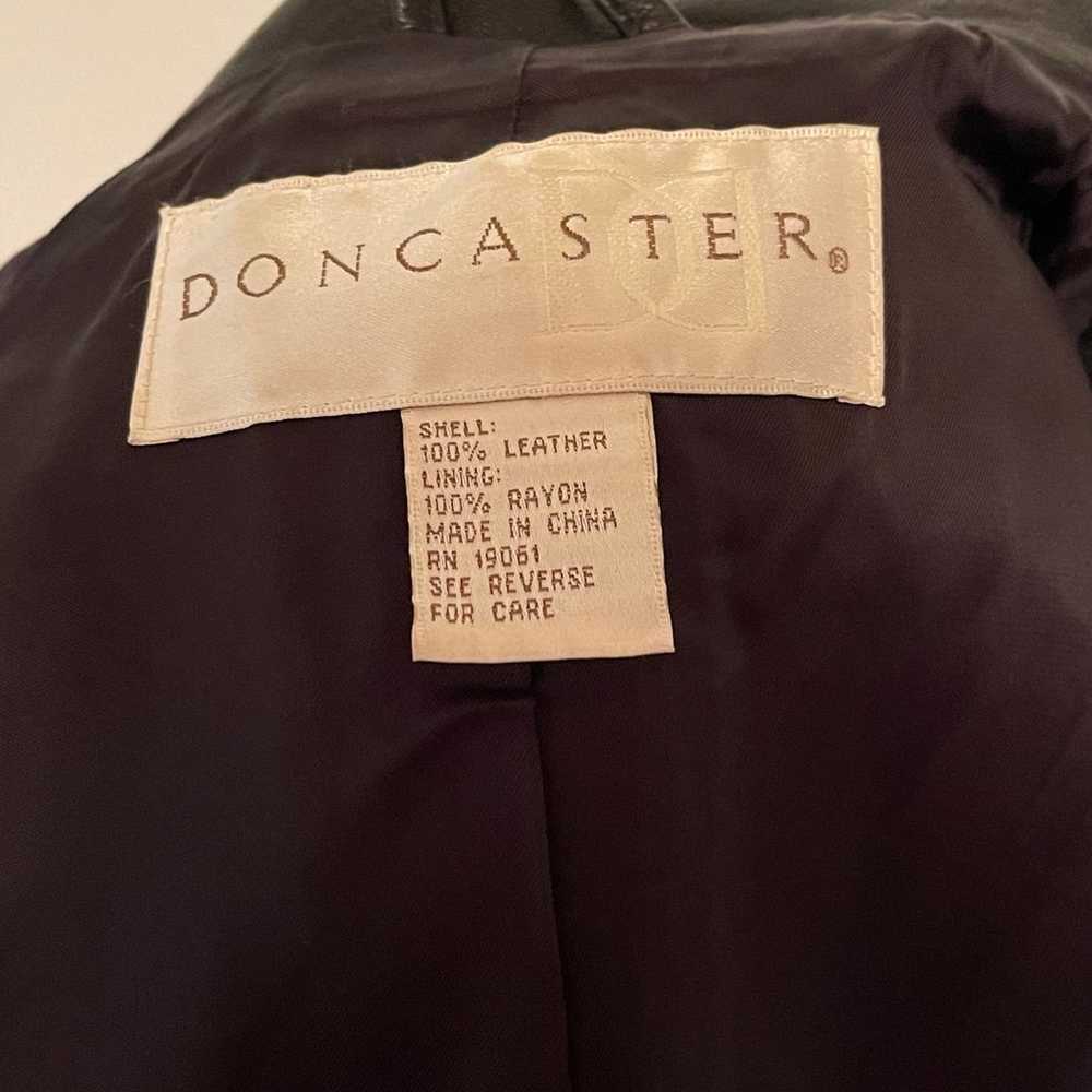 doncaster black leather jacket - image 7